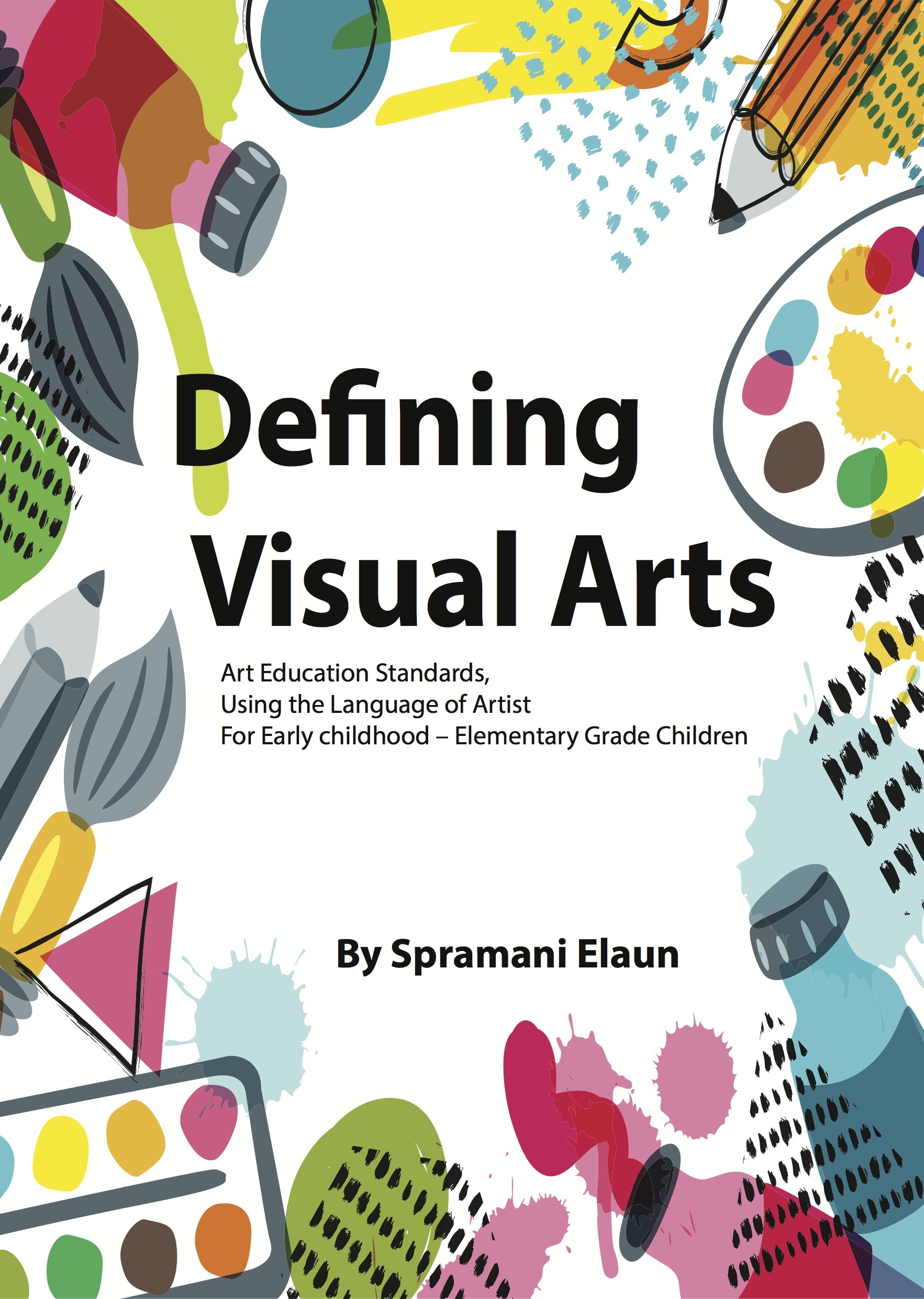 visual arts book cover